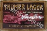 Blechschild "Thumer Lager - Dampfbrauerei Thum Nr. 1"
