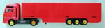 Minitruck-Rohling Steyr Sattelzug rot-tiefgezogen