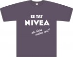 T-Shirt mit Aufdruck "Es tat NIVEA"