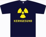 T-Shirt mit Aufdruck "Kerngesund"