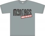 T-Shirt mit Aufdruck "Montags könnt ich kotzen"